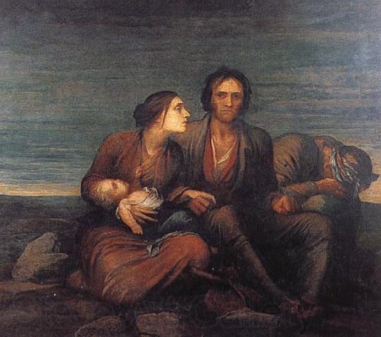George Frederick watts,O.M.,R.A. The Irish Famine Spain oil painting art